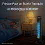 LEVOIT 20dB Ventilador de Torre con Mando a Distancia, 7.9m/s con Motor DC, 26W Ventilador Silencioso con Modo Reposo, 4 Modos y
