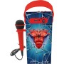 Lexibook Disney Frozen-Altavoz portátil Bluetooth micrófono, Efectos de luz, Karaoke, inalámbrico, USB, Tarjeta SD, batería
