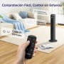 LEVOIT 20dB Ventilador de Torre con Mando a Distancia, 7.9m/s con Motor DC, 26W Ventilador Silencioso con Modo Reposo, 4 Modos y