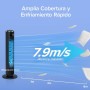LEVOIT 20dB Ventilador de Torre con Mando a Distancia, 7.9m/s con Motor DC, 26W Ventilador Silencioso con Modo Reposo, 4 Modos y