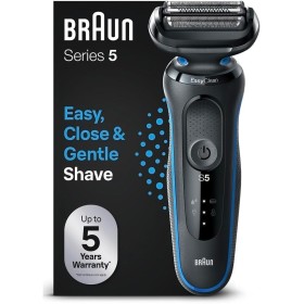 Braun Series 5 Afeitadora Eléctrica Hombre, Máquina de Afeitar Barba EasyClean, Uso En Seco Y En Mojado, Recargable,