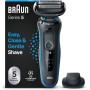 Braun Series 5 Afeitadora Eléctrica Hombre, Máquina de Afeitar Barba EasyClean, Uso En Seco Y En Mojado, Recargable,