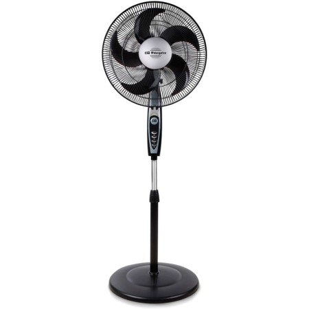 Orbegozo SF 0149, Ventilador de pie, 60 W, 3 velocidades, oscilante, silencioso, cabezal inclinable, altura regulable hasta 128
