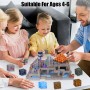 Bloques de construcción magnéticos Cubos magnéticos - 100PCS magnéticos para niños y niñas Mine Magnet World Toys a Partir de 4