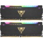 Viper Steel DDR4 3600 MHz 64GB (2x32GB) C20 Kit LED RGB de Memoria Alto Rendimiento Gris