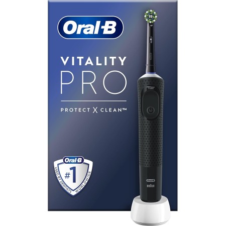 Oral-B Vitality Pro Cepillo de Dientes Eléctrico con Mango Recargable y 1 Cabezal, Diseñado Por Braun, Regalos Originales -
