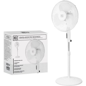 Genérico Ventilador de pie Ultra Silencioso EMMA | Envio 24h | 45 W | Bajo Consumo | Alta Potencia en 3 velocidades | Altura
