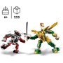 LEGO 71781 Ninjago Meca de Combate Ninja EVO de Lloyd, Set con 2 Figuras de Acción, Juguete para Niños de 6 Años o Más, Mini