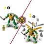 LEGO 71781 Ninjago Meca de Combate Ninja EVO de Lloyd, Set con 2 Figuras de Acción, Juguete para Niños de 6 Años o Más, Mini