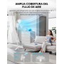 COMFEE Ventilador de Pie de 3 Velocidades - Ventilador Silencioso con Oscilación 90º y Altura Ajustable - Ventiladores de Pie