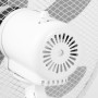 Grunkel Ventilador de Pie FAN-165 de 50W- 16" 40cm de diametro con 3 Velocidades y 5 aspas, Altura Regulable hasta 118cm.