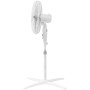 Grunkel Ventilador de Pie FAN-165 de 50W- 16" 40cm de diametro con 3 Velocidades y 5 aspas, Altura Regulable hasta 118cm.