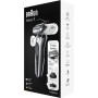Braun Series 7 Afeitadora Eléctrica Hombre, Máquina de Afeitar Barba con Accesorio de Recortadora de Precisión, Base de Carga,