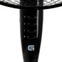 Grunkel Ventilador de Pie FAN-165 de 50W- 16" 40cm de diametro con 3 Velocidades y 5 aspas, Altura Regulable hasta 118cm.