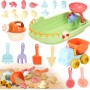Hillylolly Juguetes de Playa para Niños, 21 Piezas de Juguetes de Playa, Juguetes para la playaJuguetes para Arenero niños，Pala