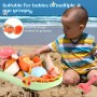 Hillylolly Juguetes de Playa para Niños, 21 Piezas de Juguetes de Playa, Juguetes para la playaJuguetes para Arenero niños，Pala