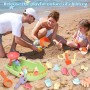 Hillylolly Juguetes de Playa para Niños, 21 Piezas de Juguetes de Playa, Juguetes para la playaJuguetes para Arenero niños，Pala