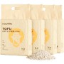 FUKUMARU Arena de Tofu para Gatos 10.8kg - Arena aglomerante para Gatos, Mezcla de pellets de maíz, Libre de Polvo y fácil de