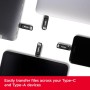 SanDisk Ultra Dual Drive Luxe Memoria Flash 1 TB (con conectores USB Type-C y Type-A reversibles, para móviles, tabletas, Macs y
