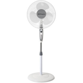 Orbegozo SF 0147, Ventilador de pie, 50 W, 3 velocidades de ventilación, oscilante, altura regulable, silencioso, rejilla de