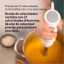 Braun Minipimer 5200 Batidora de Mano, 1000 W, 21 Velocidades y Función Turbo, Campana Anti-salpicaduras, Powerbell Plus,