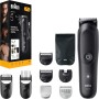 Braun - Cortapelos todo en uno serie 5, 9-en-1, hoja ultra afilada, 120 minutos de autonomía, protección SkinGuard para el