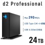 LaCie d2 Professional, 10TB, Disco duro externo HDD de sobremesa portátil, para PC Mac & iPad, Data Rescue Service
