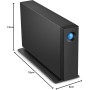 LaCie d2 Professional, 10TB, Disco duro externo HDD de sobremesa portátil, para PC Mac & iPad, Data Rescue Service