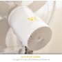 Newlux-Ventilador de Pie con Mando a Distancia W550 Smart 5 Aspas de ø40cm, 3 Vel. y 3 Modos. Ventilador de Pedestal Oscilante