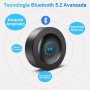 Receptor Bluetooth 5.2 HiFi, Adaptador Bluetooth Jack 3.5mm Nivel Lossless para Estéreo Casa, Altavoz, Amplificador, con Salidas