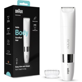 Braun Body Afeitadora Corporal Unix, Depiladora Mini para Mujer y Hombre con Peine de Recorte, Depilación de Precisión para