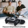 VooFun Mando Compatible para PS4 Pro Slim, Bluetooth Mandos con Vibración, 6 Axis Sensor, Panel Táctil, Stereo Audio Jack,