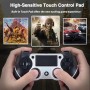 VooFun Mando Compatible para PS4 Pro Slim, Bluetooth Mandos con Vibración, 6 Axis Sensor, Panel Táctil, Stereo Audio Jack,