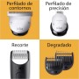 Braun Recortadora Profesional De Barba Series 9, Cortapelos Hombre Con Accesorios De Barbero, Base De Carga y Funda De Viaje,