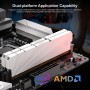Netac 32 GB (2 x 16 GB) DDR4 3200 MHz C16 XMP 2.0 High Performance Desktop Workstation Kit, Color Blanco