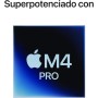 Apple Mac Mini Ordenador de Mesa con Chip M4 Pro, CPU de 12 núcleos y GPU de 16 núcleos: diseñado para Apple Intelligence,24 GB