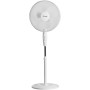 THINIA HOME Ventilador de Pie Blanco 40W de Potencia | Modelo White Comfort Ø40 cm Ventilador de Pie Oscilante y Altura