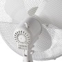 THINIA HOME Ventilador de Pie Blanco 40W de Potencia | Modelo White Comfort Ø40 cm Ventilador de Pie Oscilante y Altura