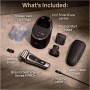 Braun Series 9 Pro+ Afeitadora Eléctrica Hombre, Máquina de Afeitar Barba, Cabezal ProComfort, 9597cc, Plata, El embalaje puede