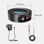 Receptor Bluetooth 5.2 HiFi, Adaptador Bluetooth Jack 3.5mm Nivel Lossless para Estéreo Casa, Altavoz, Amplificador, con Salidas