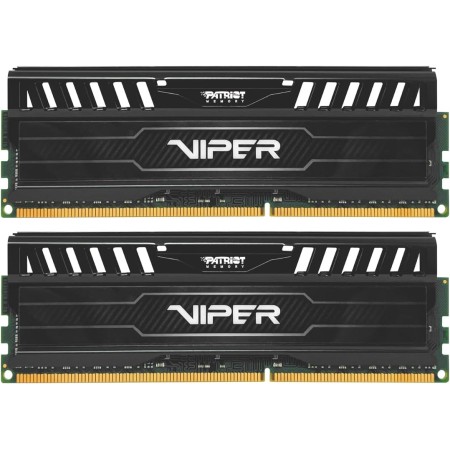 Patriot Memory Viper 3 Black Mamba DDR3 1600 16GB (2x8GB) C9 Kit Memoria de Juego XMP 1.3 Negro PV316G160C9K