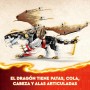 LEGO Ninjago Dragón Maestro Egalt de Juguete con 5 Minifiguras de Ninjas con Espada para el Juego de Batallas, Regalo para Niños