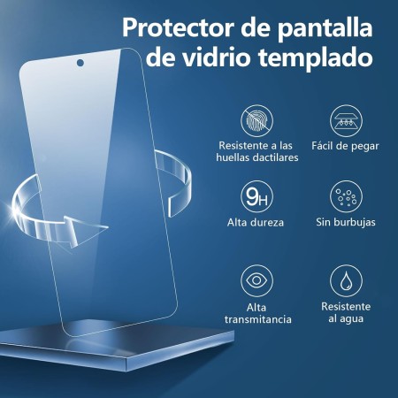 NEW'C 3 Piezas, Protector Pantalla para Xiaomi Redmi Note 14 5G/4G, Cristal templado Antiarañazos, Antihuellas, Sin Burbujas,