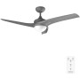 Cecotec Ventilador de Techo con Luz EnergySilence Aero 560 GoldBlack. 60W, Diámetro 52”, 3 Aspas, Luz LED de 18W, Mando,