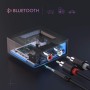 esinkin Receptor de Audio Inalámbrico, Adaptador Bluetooth para PC/Mac/Smartphone/Tablet/Receptores AV/Coche, Salidas 3.5 mm y