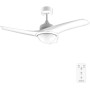 Cecotec Ventilador de Techo con Luz EnergySilence Aero 560 GoldBlack. 60W, Diámetro 52”, 3 Aspas, Luz LED de 18W, Mando,