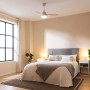 Cecotec Ventilador de Techo con Luz EnergySilence Aero 560 GoldBlack. 60W, Diámetro 52”, 3 Aspas, Luz LED de 18W, Mando,