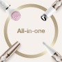 Braun FaceSpa Pro Depiladora Eléctrica Facial Mujer Todo en 1 con Cepillo de Limpieza, Base de Carga, Funda Portátil,