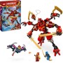LEGO Ninjago Meca Escalador Ninja de Kai de Juguete, Set de Juego de Aventura con Figura con Armadura Robótica y 4 Minifiguras