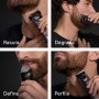 Braun Recortadora de Barba Series 7, Máquina Cortar Pelo, Cortapelos Hombre con ProBlade, 40 Ajustes de longitud, Base de Carga,